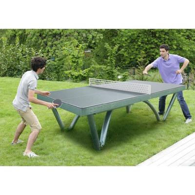 Cornilleau Park Permanent Static 9mm Outdoor Table Tennis Table - Grey